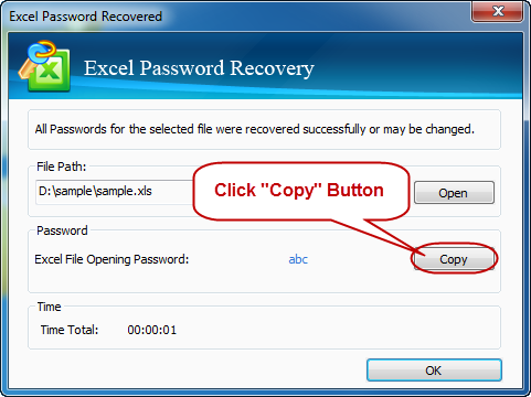 GuaExcel - remove password from Excel files Windows