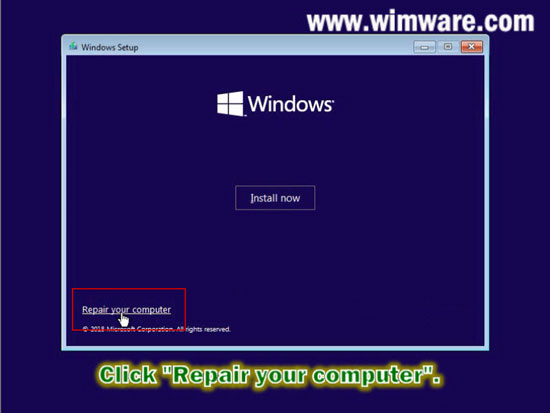Repair Windows 10 computer
