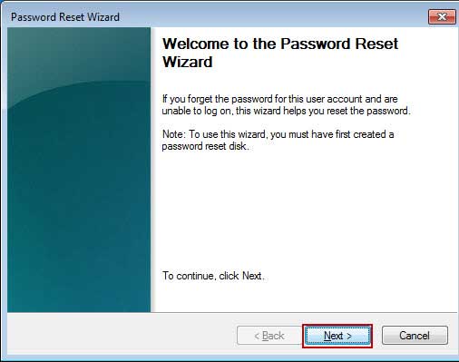 windows 7 password crack wizard