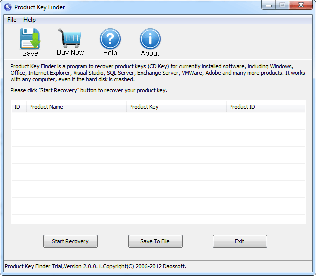 install product key finder on computer