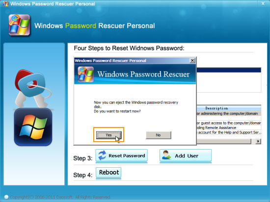 log into windows xp without password