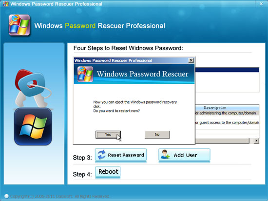 log on Windows without password