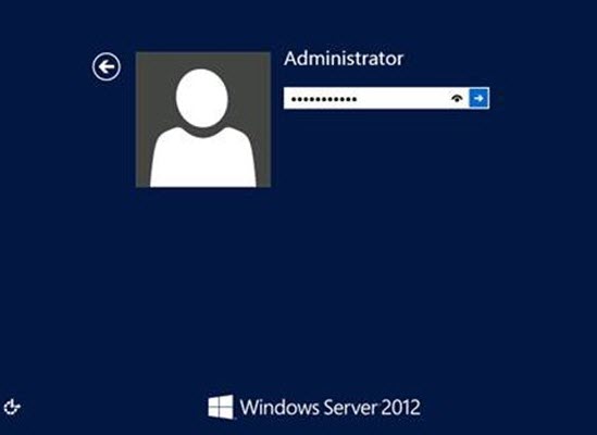 forgot Windows server 2012 administrator password