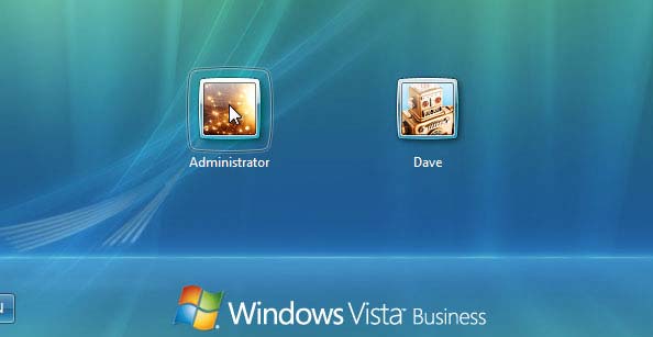login windows vista built-in administrator without password